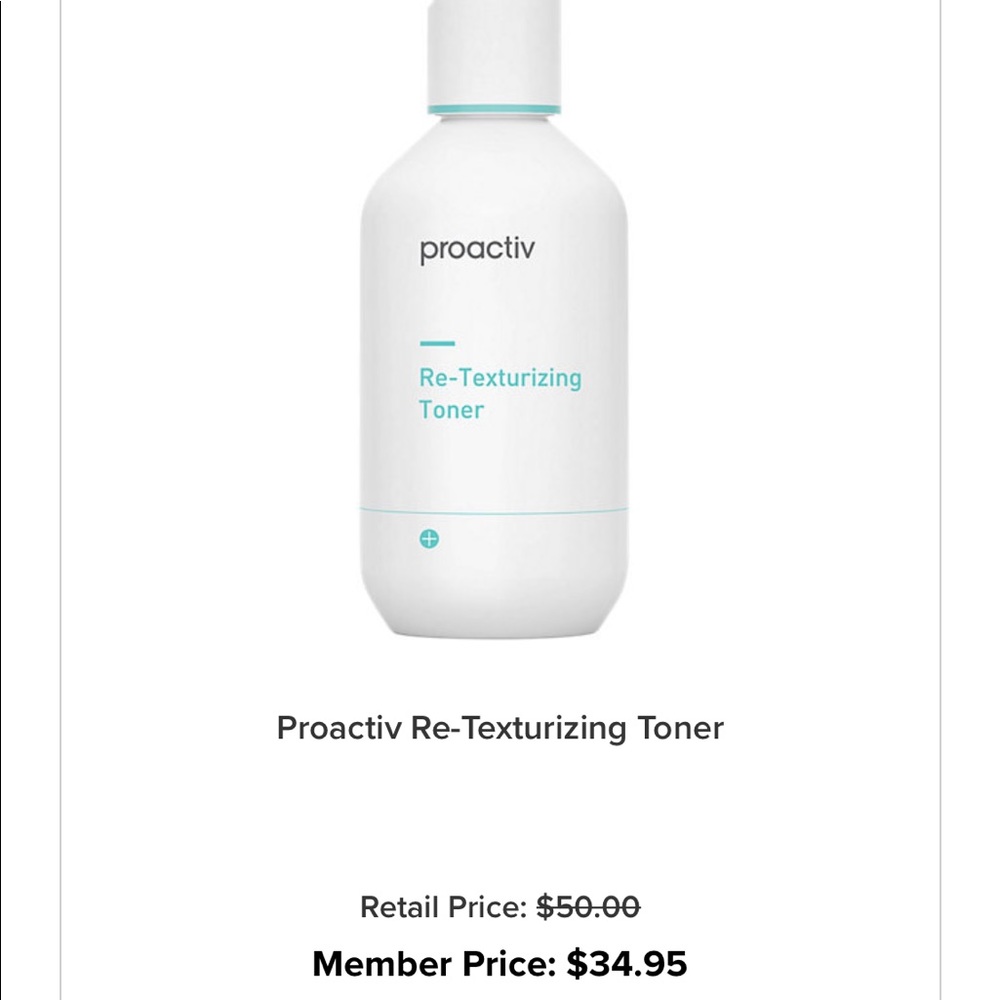 Brand new in box Proactiv re-texturizing toner